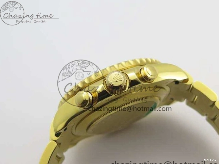 MiroTime 0303 YachtMaster II 116688 YG JF 1:1 Best Edition White Dial Blue Ceramic Bezel On YG Bracelet A Cozy 3577